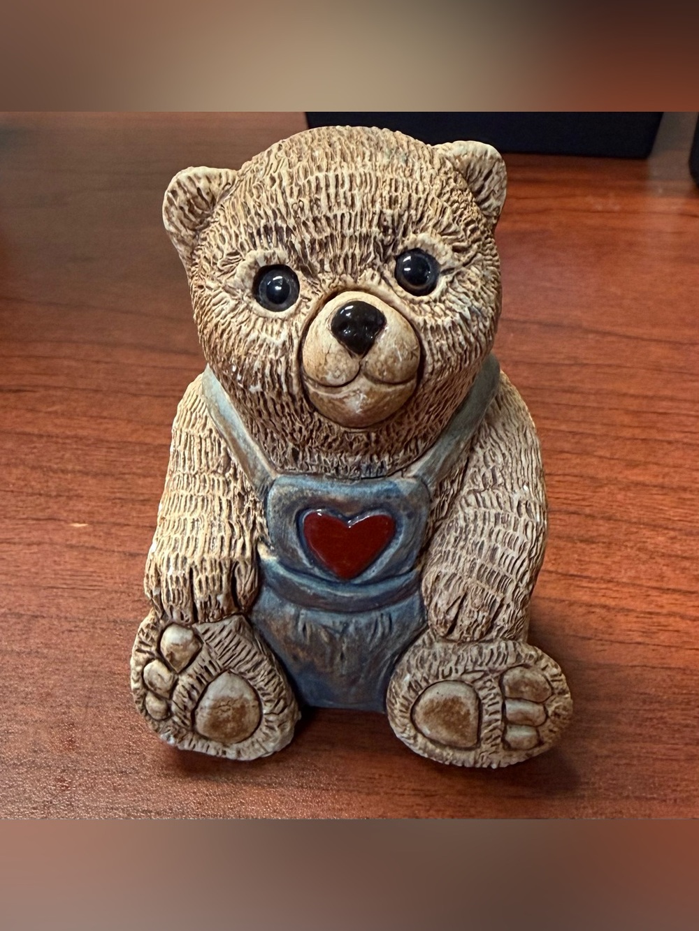 Vintage Stone Critters Baby Bear Figurine
